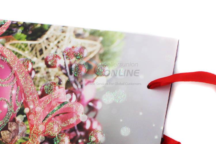 Cheap wholesale glitter gift bag with handle