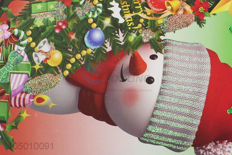 Wholesale new style Chrismtas pattern paper gift bag with handle