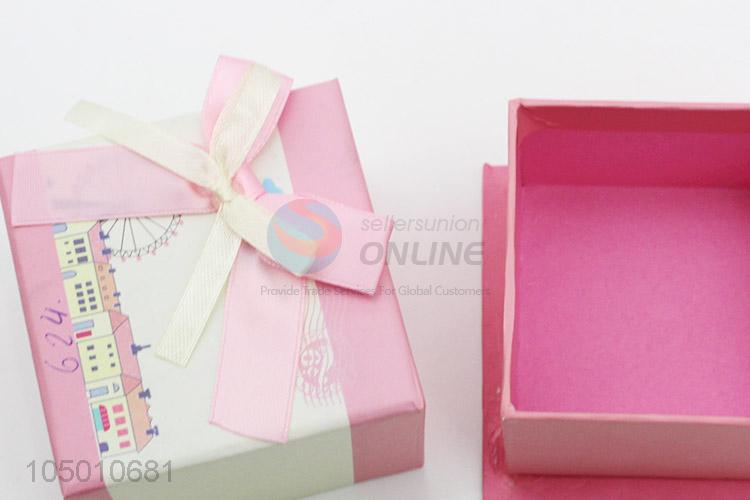 Factory sales delicate gift box with bowknot