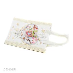 High sales glitter paper gift bag with handle