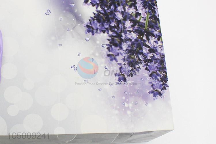 Low price recycled paper shopping gift bag with handle