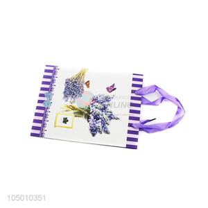 Recent design fashion printed paper gift bag with handle