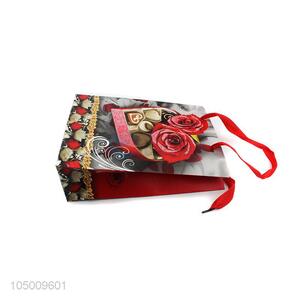 China branded recycled paper shopping gift bag with handle