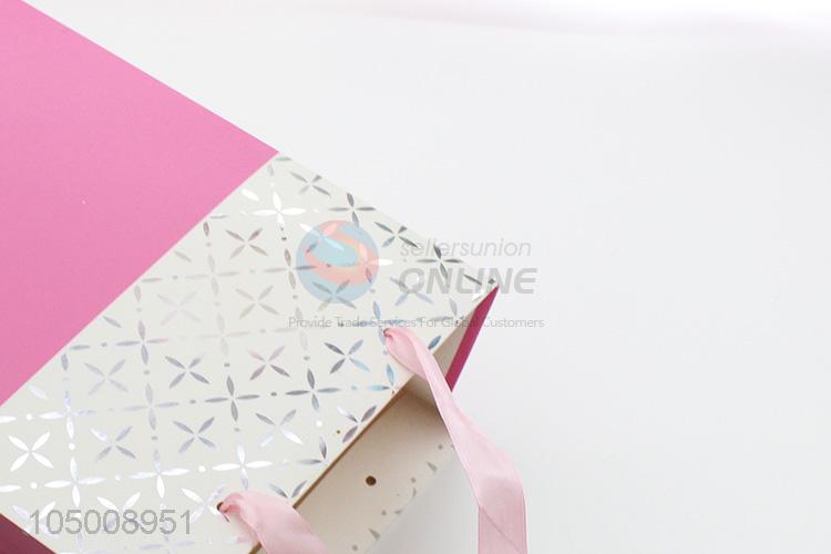 Super quality recycled paper shopping gift bag with handle