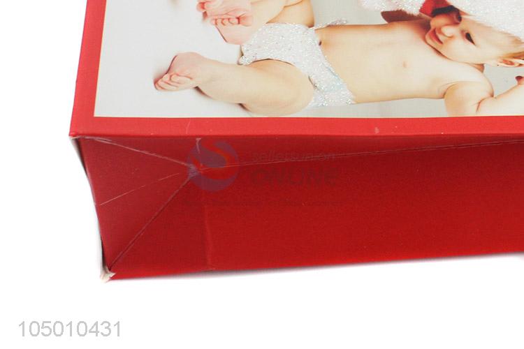 High quality Chrismtas baby paper gift bag with handle