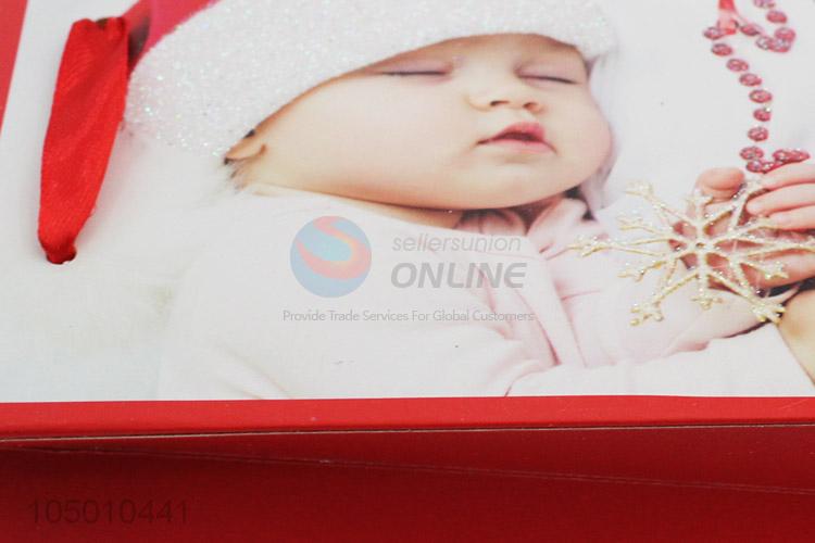 Factory sales Chrismtas baby paper gift bag with handle