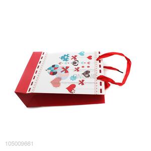 Manufacturer directly supply recycled paper shopping gift bag with handle