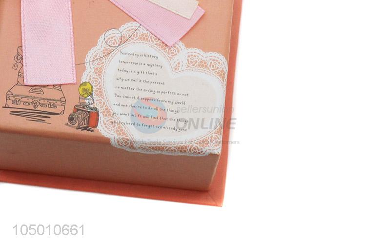 Wholesale cheap delicate gift box with bowknot