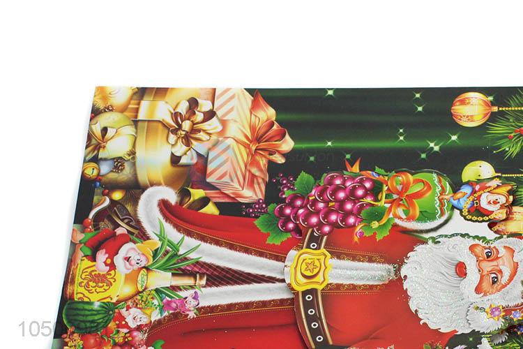 China wholesale Chrismtas pattern paper gift bag with handle