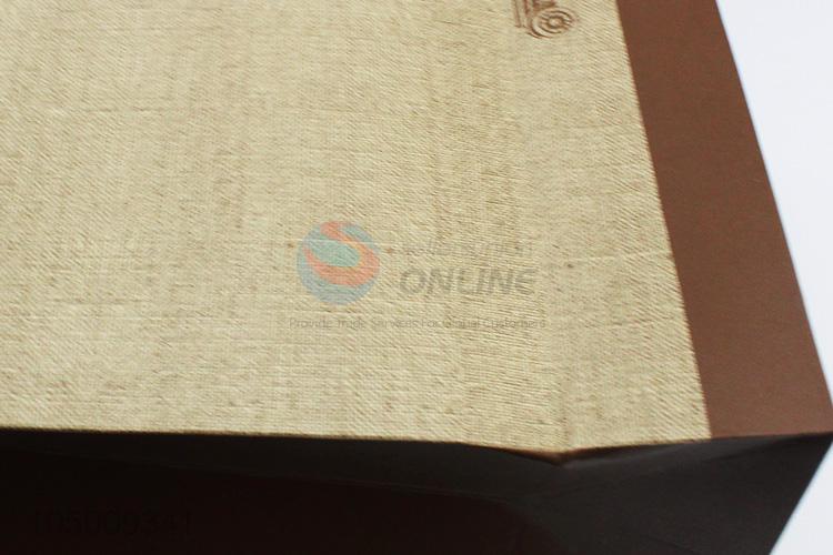 Factory promotional recycled paper shopping gift bag with handle