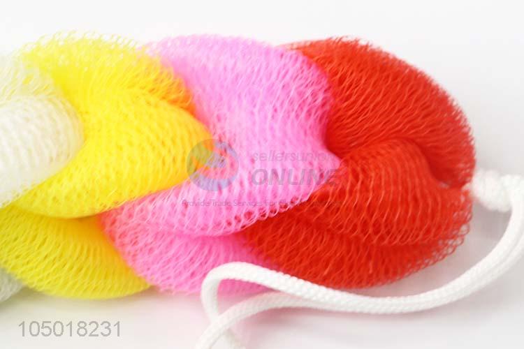 Fashion Style Fiber Bath Loofah Shower Body Washing Clean Exfoliate Puff