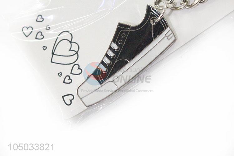 Black Shoes Design Alloy Key Chain Key Ring