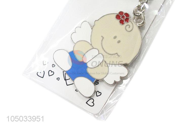 Useful Simple Best Cartoon Boy Shaped Zinc Alloy Key Chain Portable Key Ring