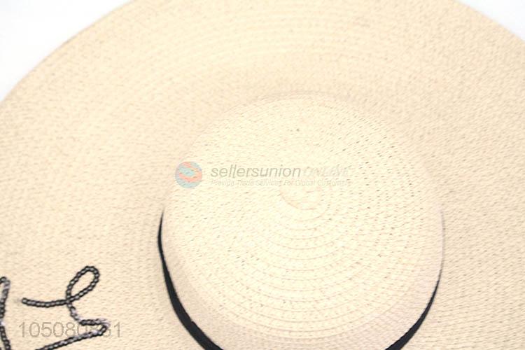 Wholesale Cheap Ladies Summer Beach Sun Hat Straw Cap