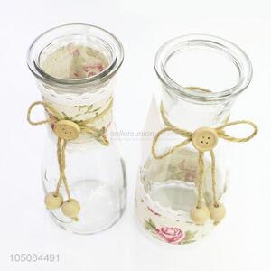 Two Styles Fashion Vases Glass Artifical Flower Vase