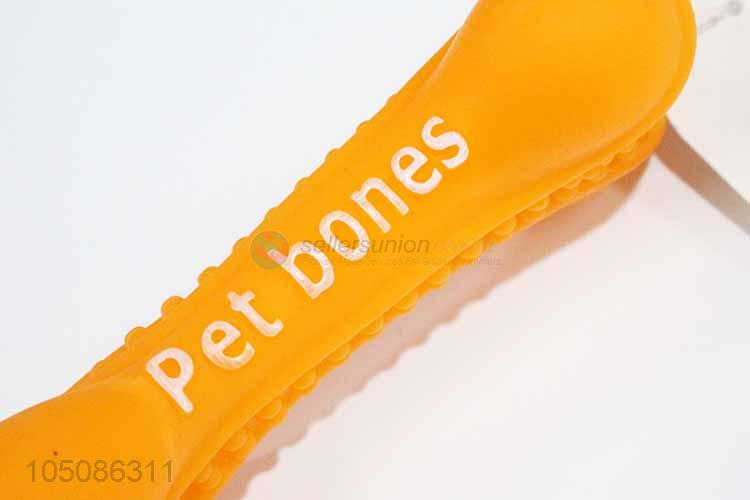 Top quality cheap bone shape vinyl dog toy