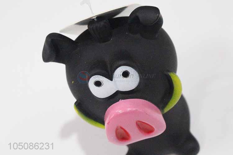 Cheap high quality pig shape vinyl dog toy