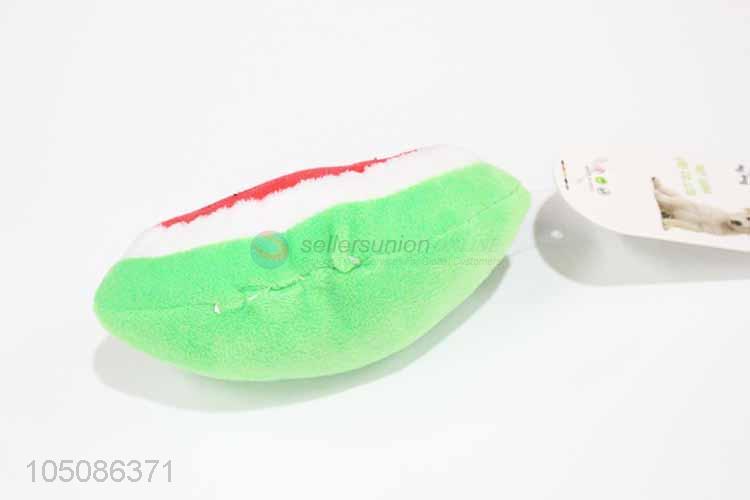 Top sale soft watermelon pet toy