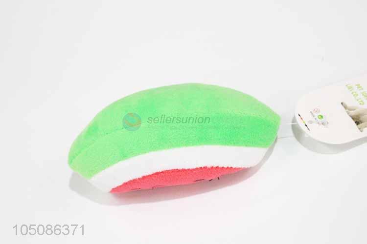 Top sale soft watermelon pet toy