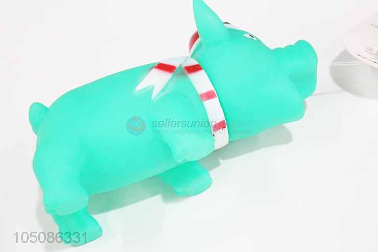 Promotional products pimento shape vinyl dog toy