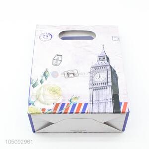 Wholesale Cool Simple Big Ben Pattern Paper Bag Gift Bag