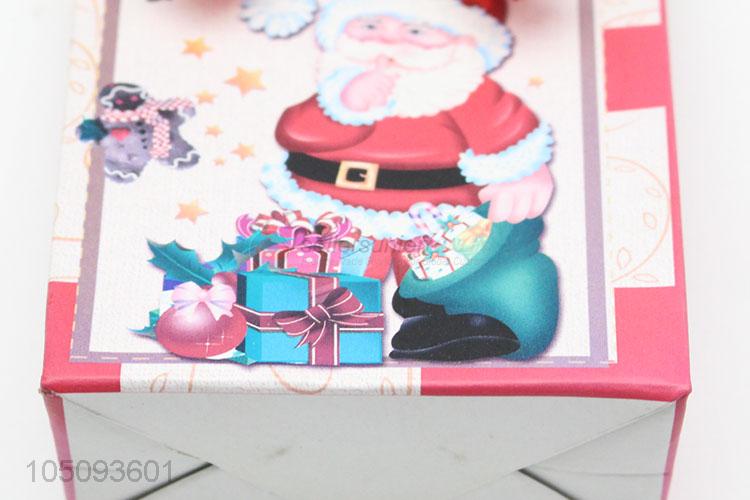 Cartoon Father Christmas Pattern Paper Bag Paper Gift Bag