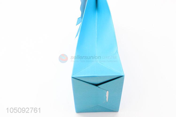 Blue Color Shopping Gift Bags Paper Bag