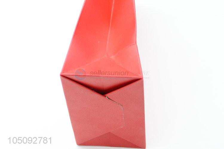 Wholesale Red Color Paper Gift Bag