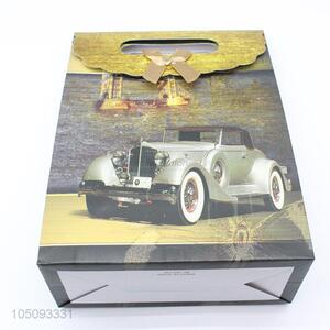 New Arrival Old Car Pattern Shopping Paper Gift Bag