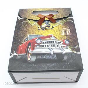 Hot Selling Vintage Car Printed Shopping Paper Gift Bag