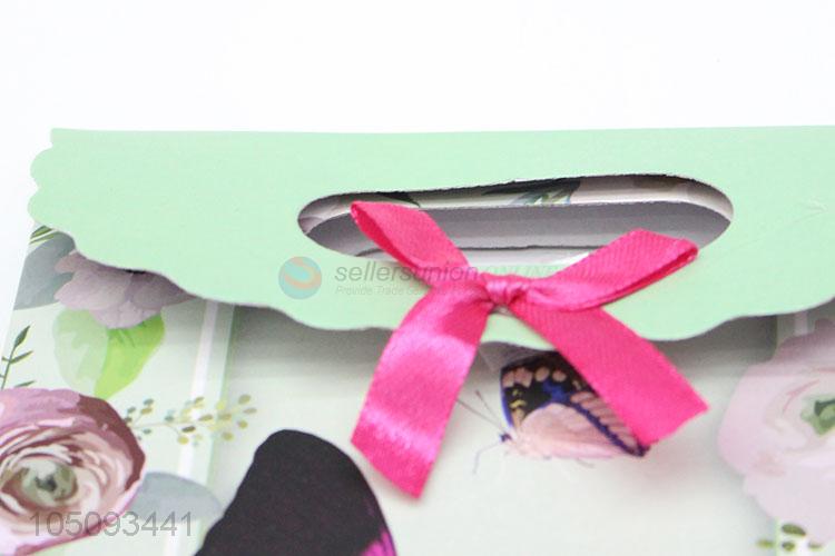 Wholesale Cool Simple Butterfly Pattern Party Durable Paper Gift Bag