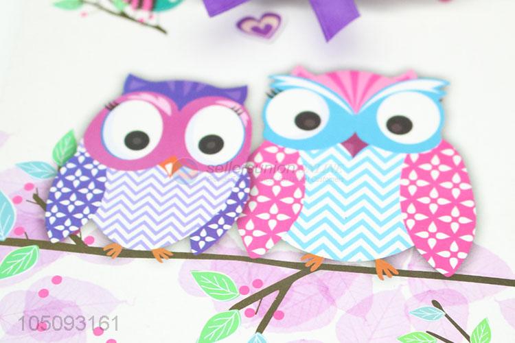 Hot Sales Cute Owl Printed Paper Packaging Gift Bags for Wholesale