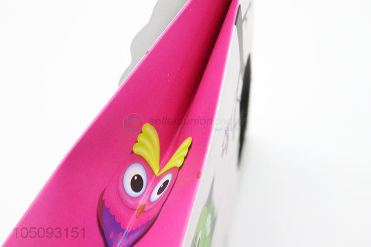 New Style Cartoon Owl Printed Paper Packaging Gift Bags