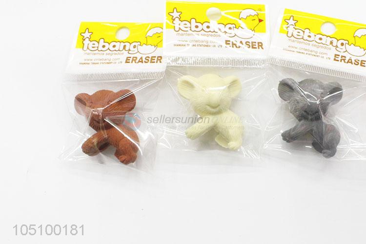 Hot Sale 3D 
Cartoon Koala Model Eraser for Students/Office