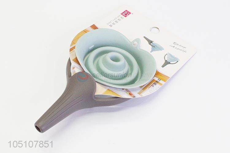 Latest Design Silicone Funnel Foldable Silicone Rubber Funnel