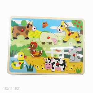 Nice Design Cheap Children Baby Puzzle Farm Animal Maze Child Wooden Toys