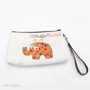 Vintage Elephant Design PVC Coin Purse Wallet for Promotion