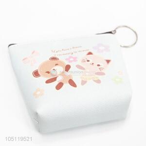 Cheap Price Custom Cartoon Bear Printed PVC Coin Purses