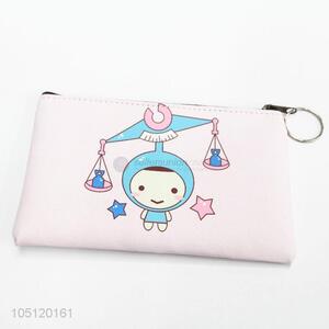 Best Selling Kawaii Pink Color Cartoon Printed Bag PVC Coin Pouch