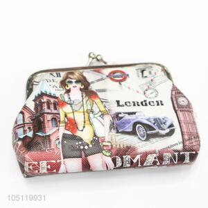 Coin Purse London Landscape Printed Coin Wallet Coin Bag for Promotion