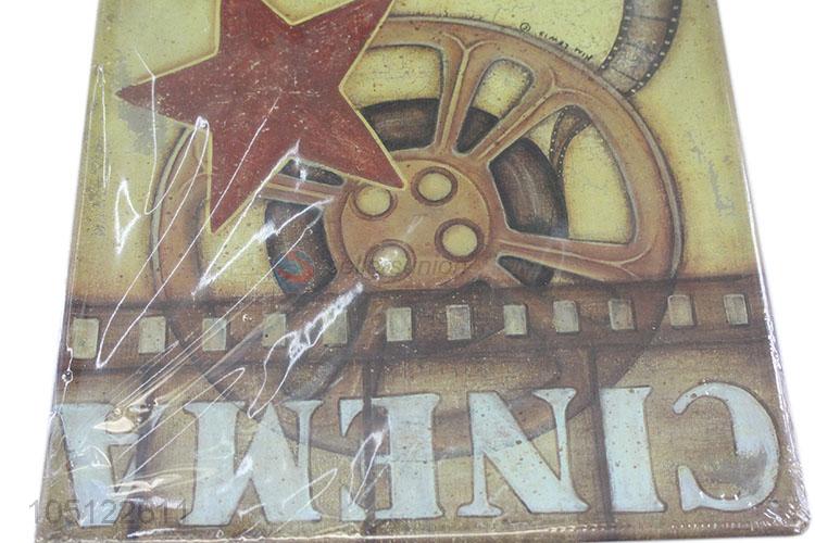 Factory Sale Bar Wall Art Decor Retro Tinplate Painting