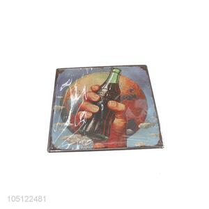 Cute Design Retro Wall Art Decor Tinplate Painting