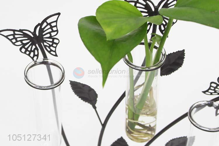 Cute Combination Flower Bottle Transparent Hydroponic Containers Home Décor