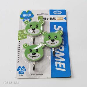 China Wholesale 3pc Cartoon Bear Sticky Hooks Set