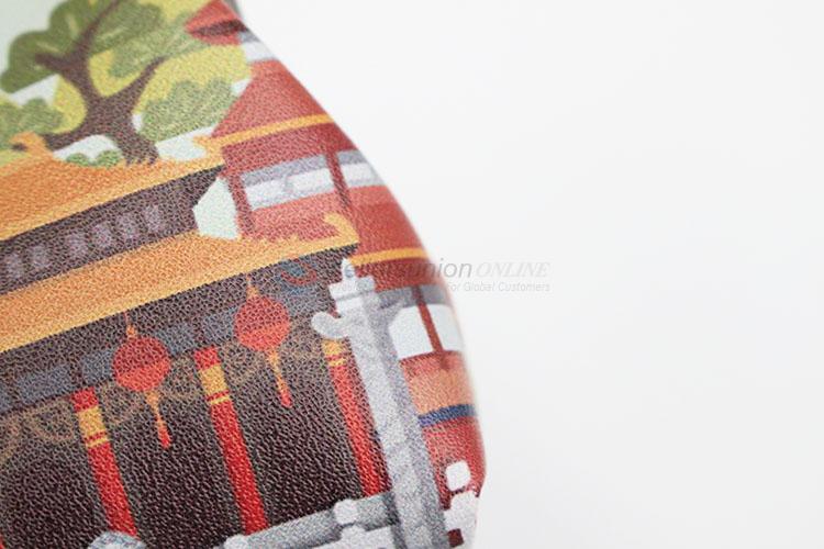 Beautiful Cartoon  forbidden City Pattern PU Leather Coin Purse