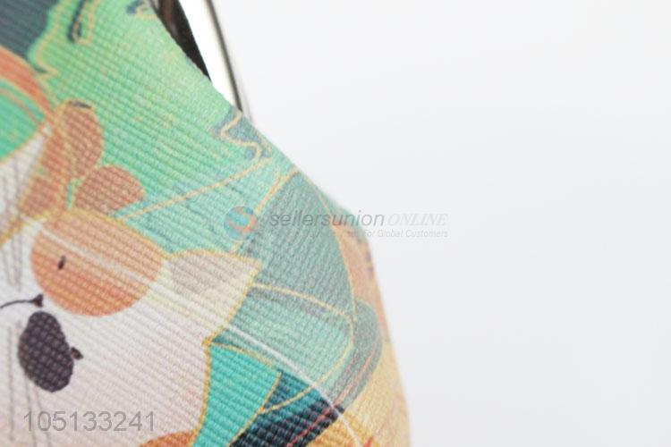 Mini PU Leather Bag Cartoon Cat Printed Coin Purse Pouch Storage Bags