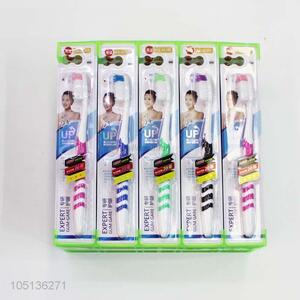 Colorful Head Bamboo Toothbrush for Wholesale