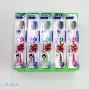 牙High sales plastic adult toothbrush for home use