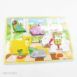 Serviceable Cartoon Developmental Cognition Puzzle Toy Baby Top Gifts