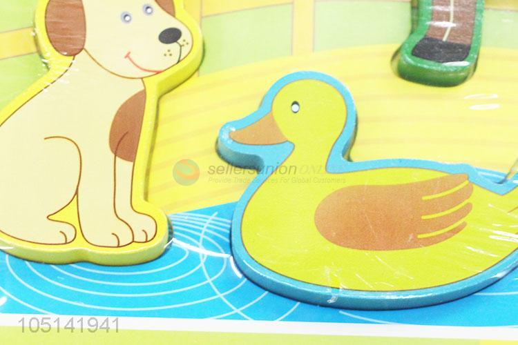 Custom High Quality Wooden Educational Developmental Cognition Puzzle Toy